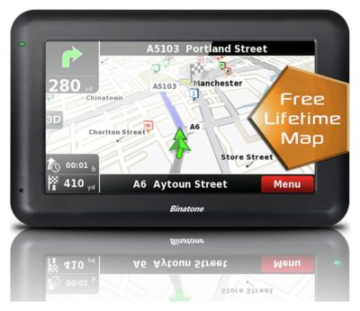 Binatone - Sat Nav - U435 43 Inch - Lifetime Maps Uk & ROI